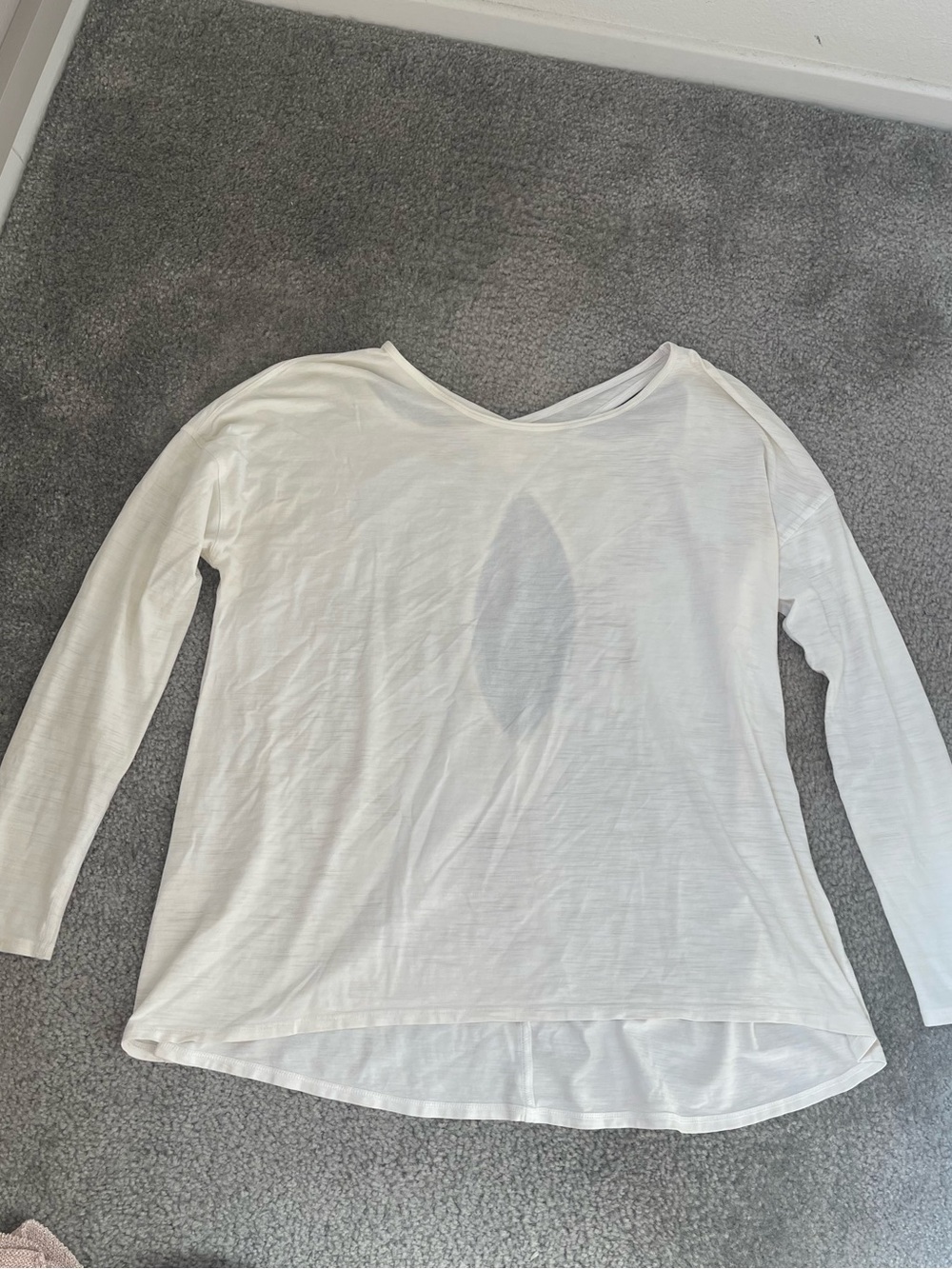 Lululemon cross back long sleeve top